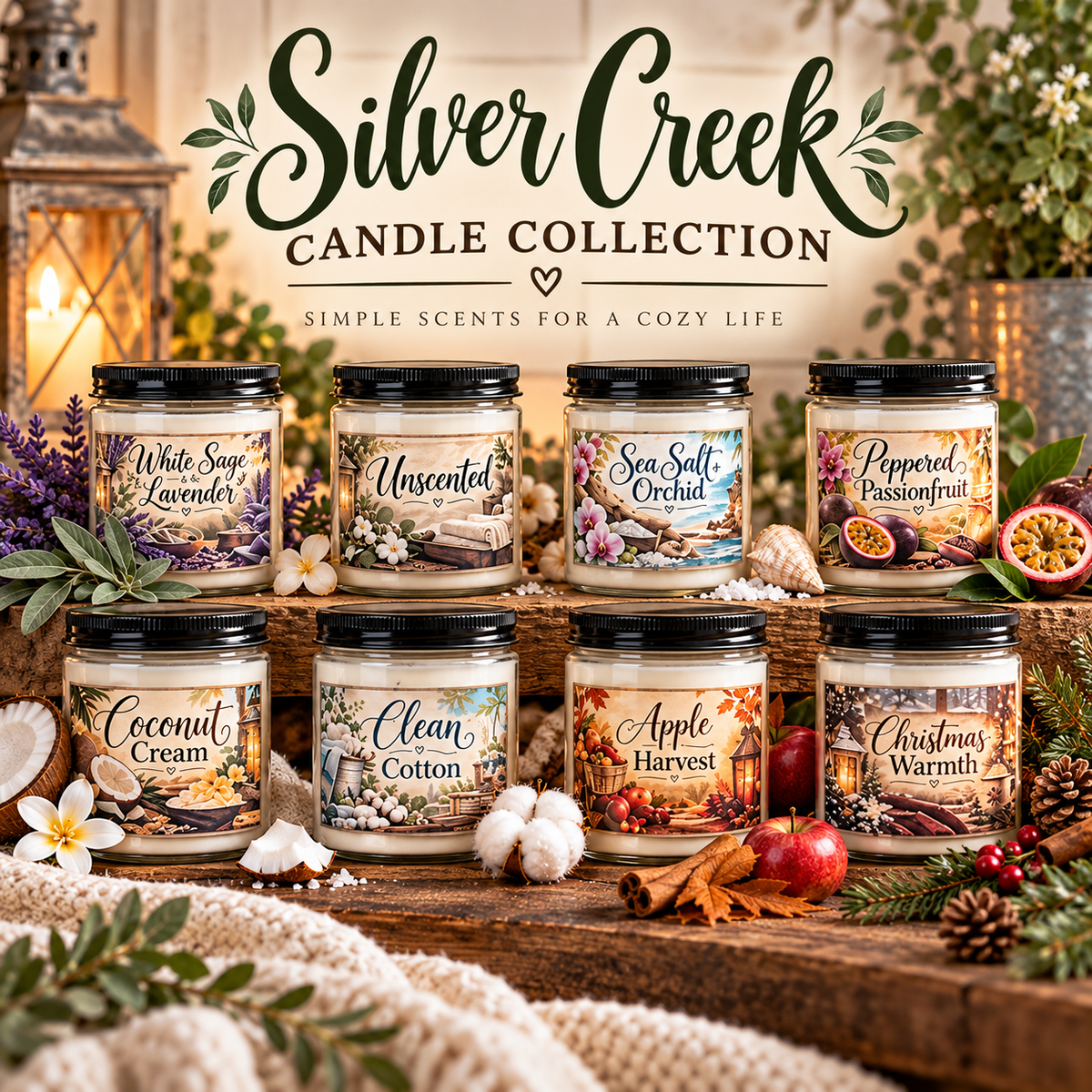 The Silver Creek Candle Collection