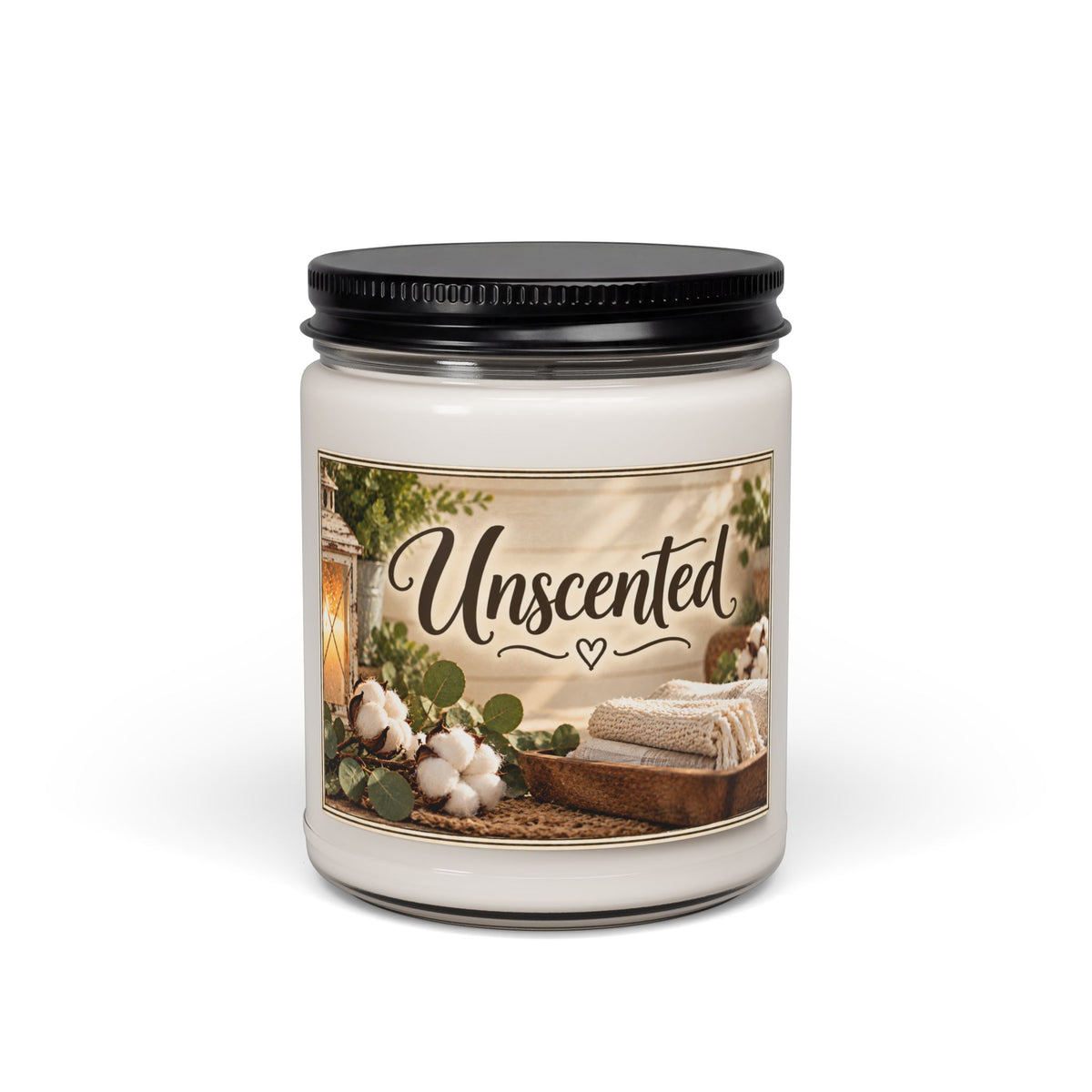 Unscented Soy Candle