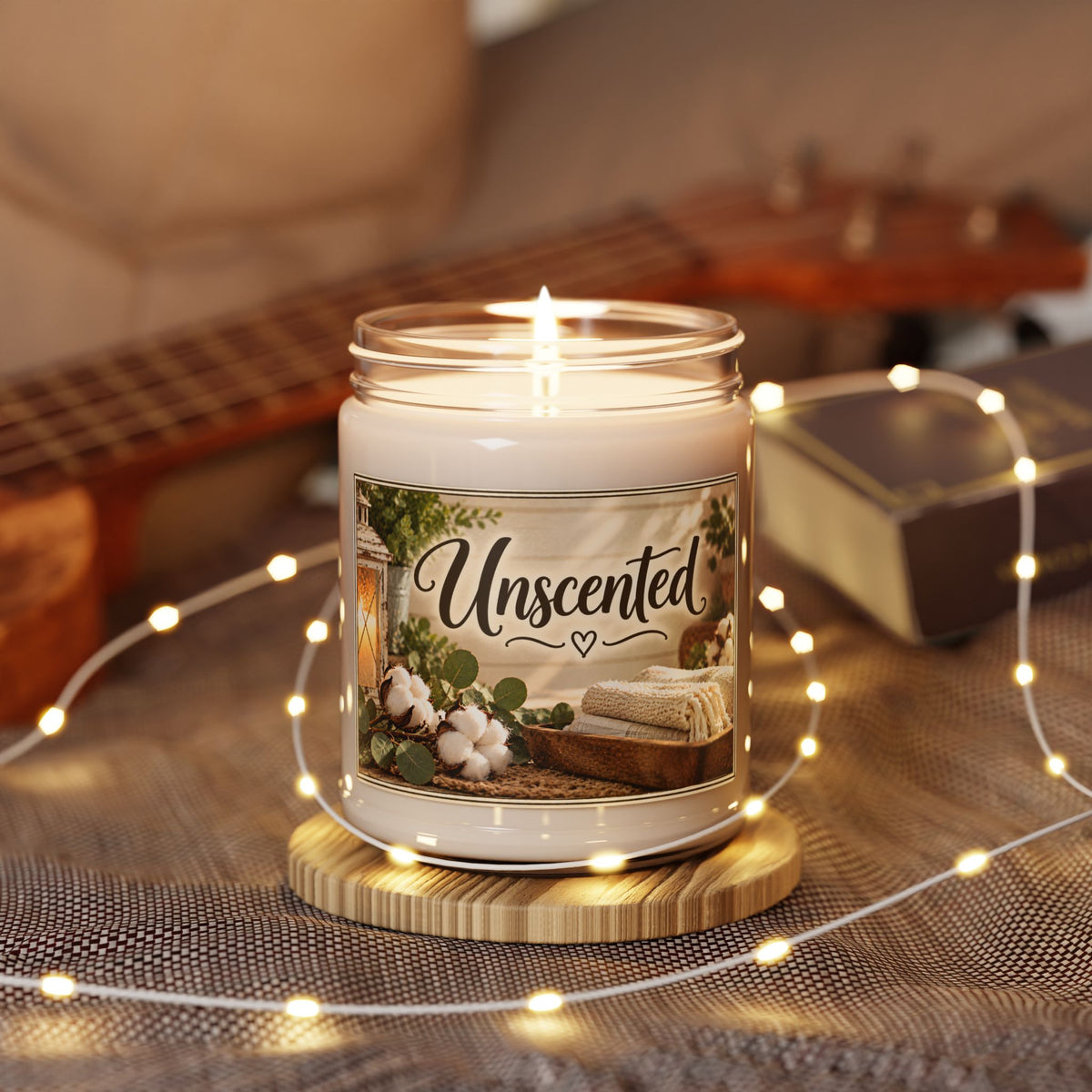 Unscented Soy Candle