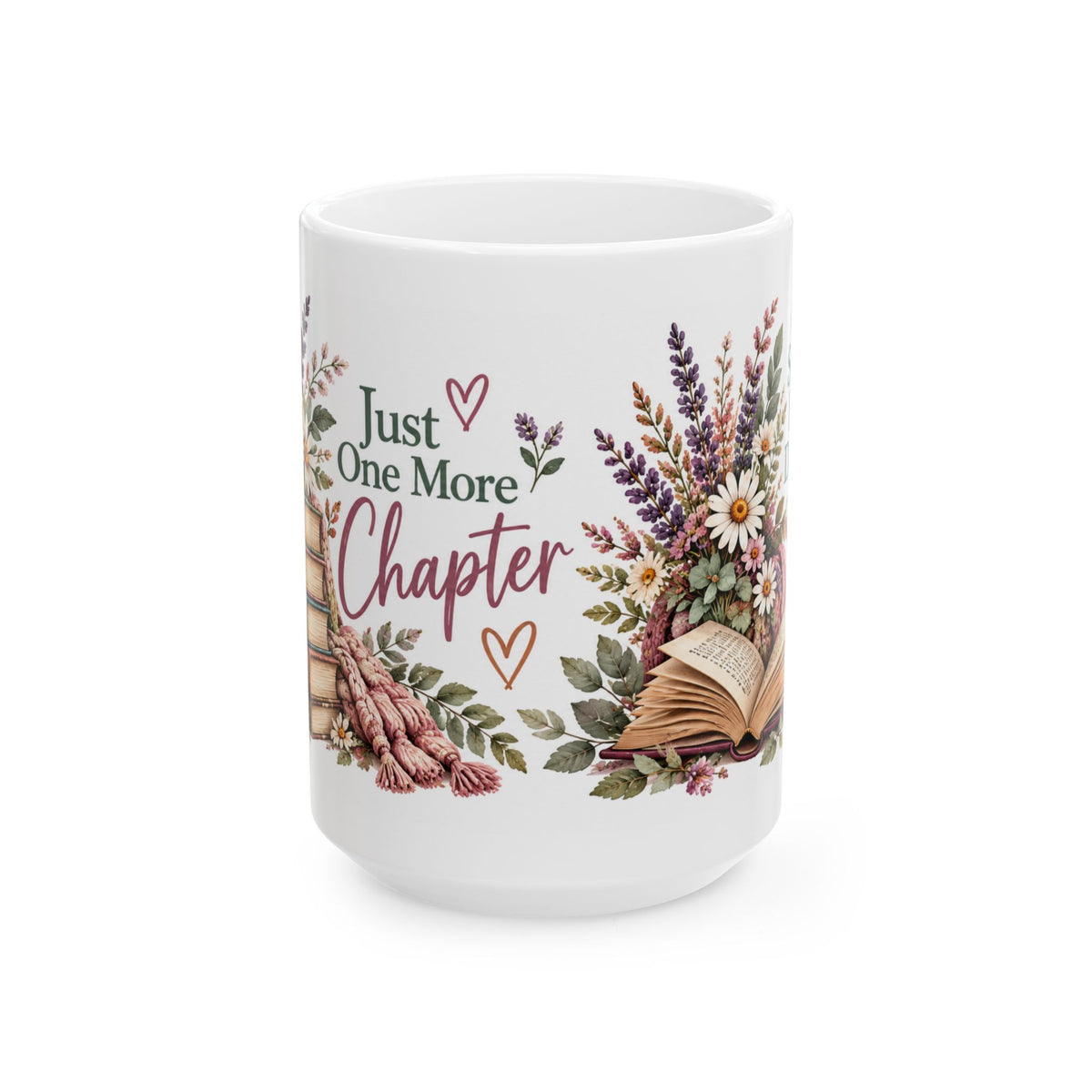 Just One More Chapter Book Lover Ceramic Mug