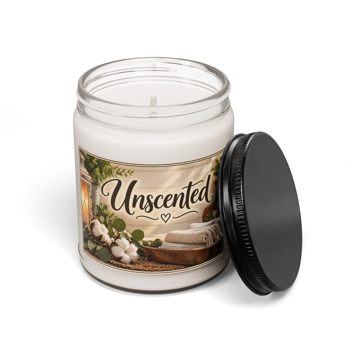 Unscented Soy Candle