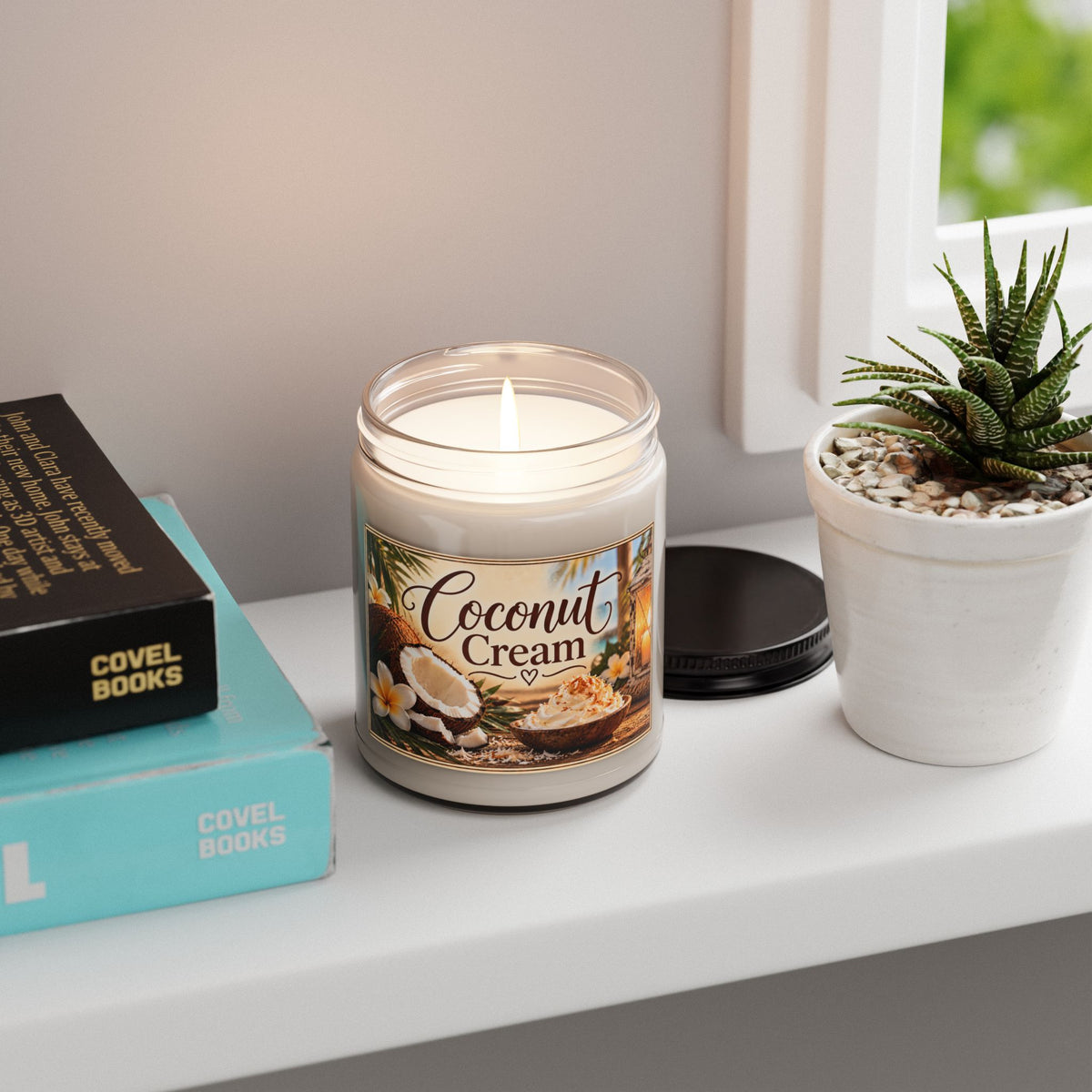 Coconut Cream Scented Soy Candle