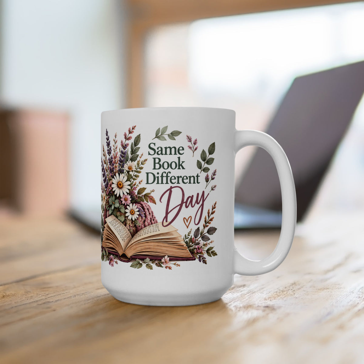 Just One More Chapter Book Lover Ceramic Mug