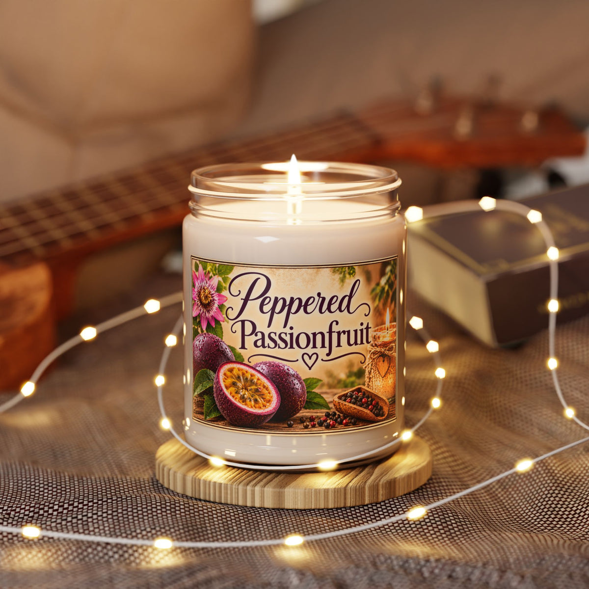 Peppered Passionfruit Scented Soy Candle