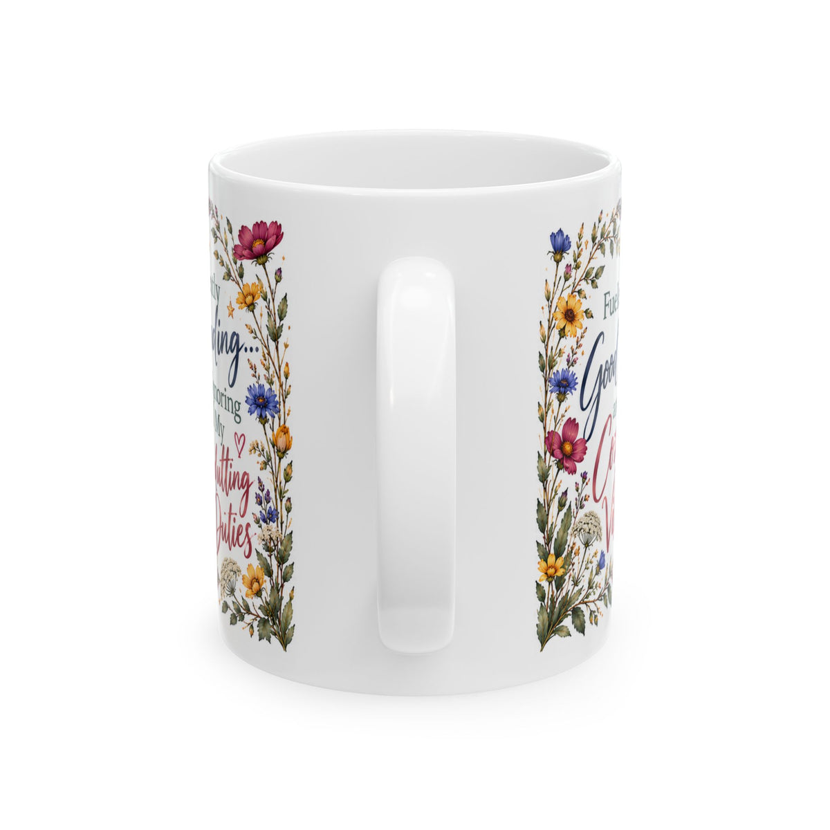Cozy Book Lover Mug with Flowers, Moon & Stars